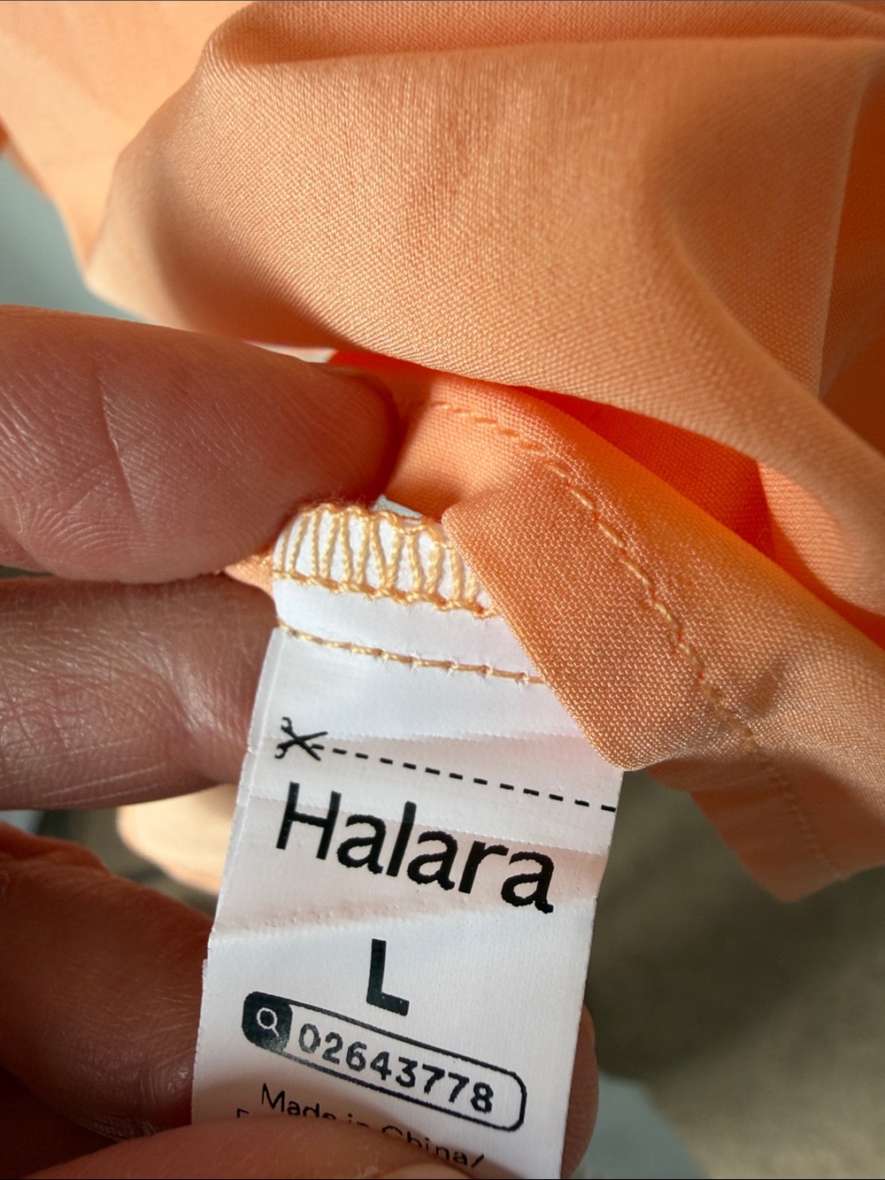 HALARA Peach High-Low Sleeveless Dress - Picture 5 of 7